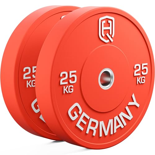 HQ Germany Premium Bumper Plates: 50mm Hantelscheiben Setl