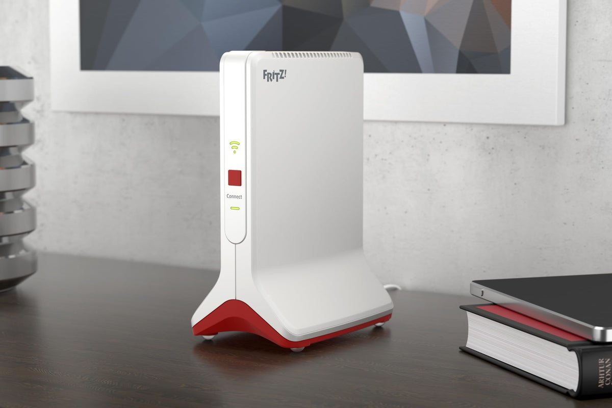 FRITZ!Repeater 6000 – Wi-Fi 6 Tri-Band Repeater mit bis zu 6.000 MBit/s & 2.5-LANw