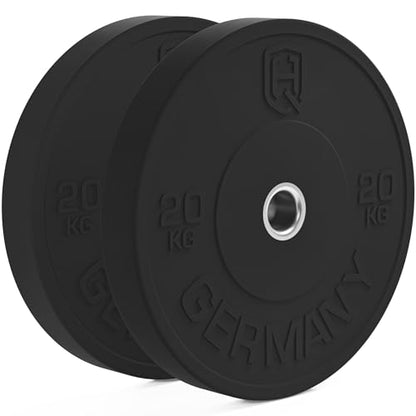 HQ Germany 50mm Vollgummi Bumper Plates - Gewichtsscheiben Set für Trainingl