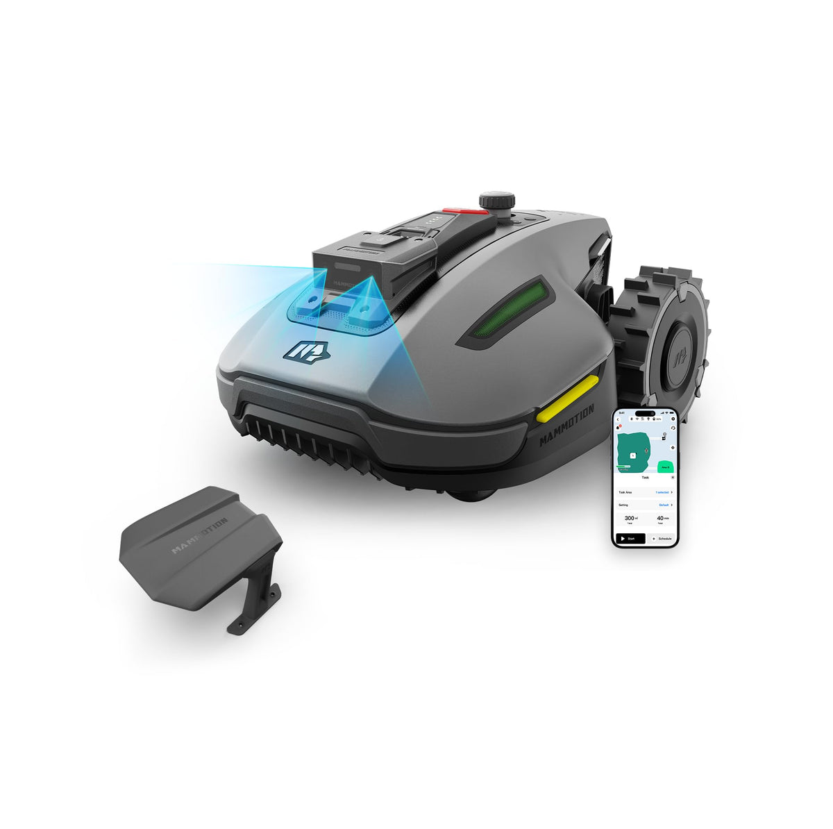 MAMMOTION YUKA Mini 500 Robotic Lawnmower, No Boundary Cable, 4G, Auto Mapping, 500m², 50% Inclinef
