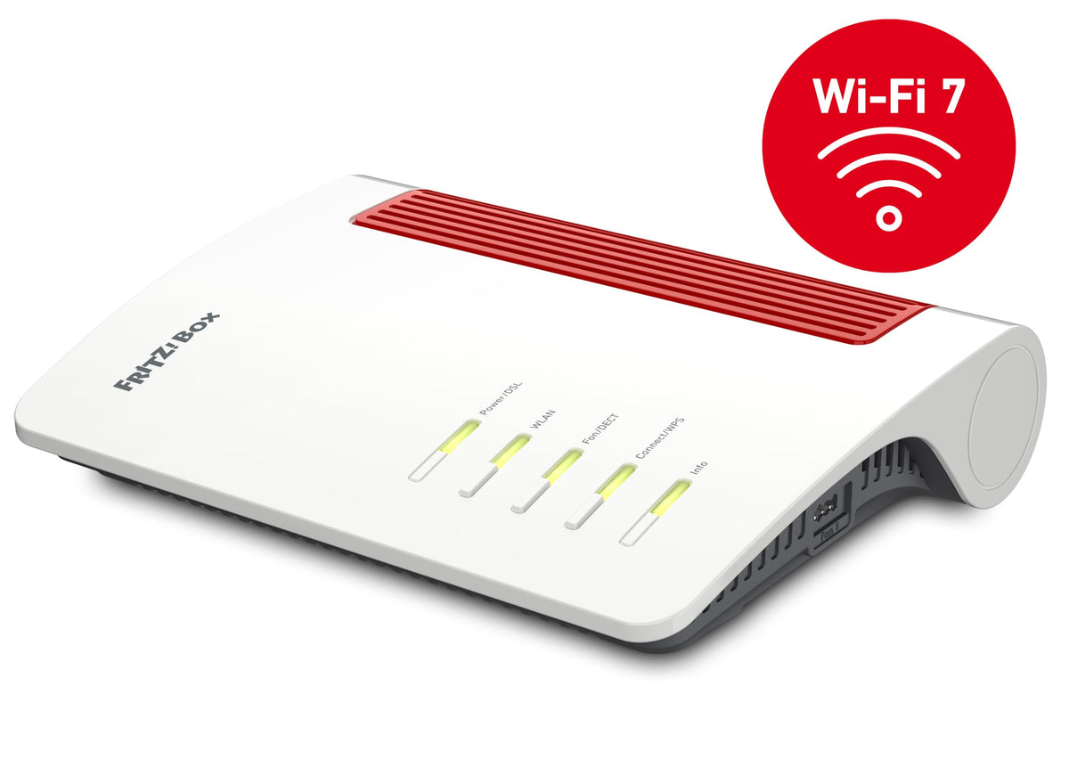 FRITZ!Box 7690 – Wi-Fi 7 DSL-Router mit Supervectoring, Mesh & DECT-Basisw