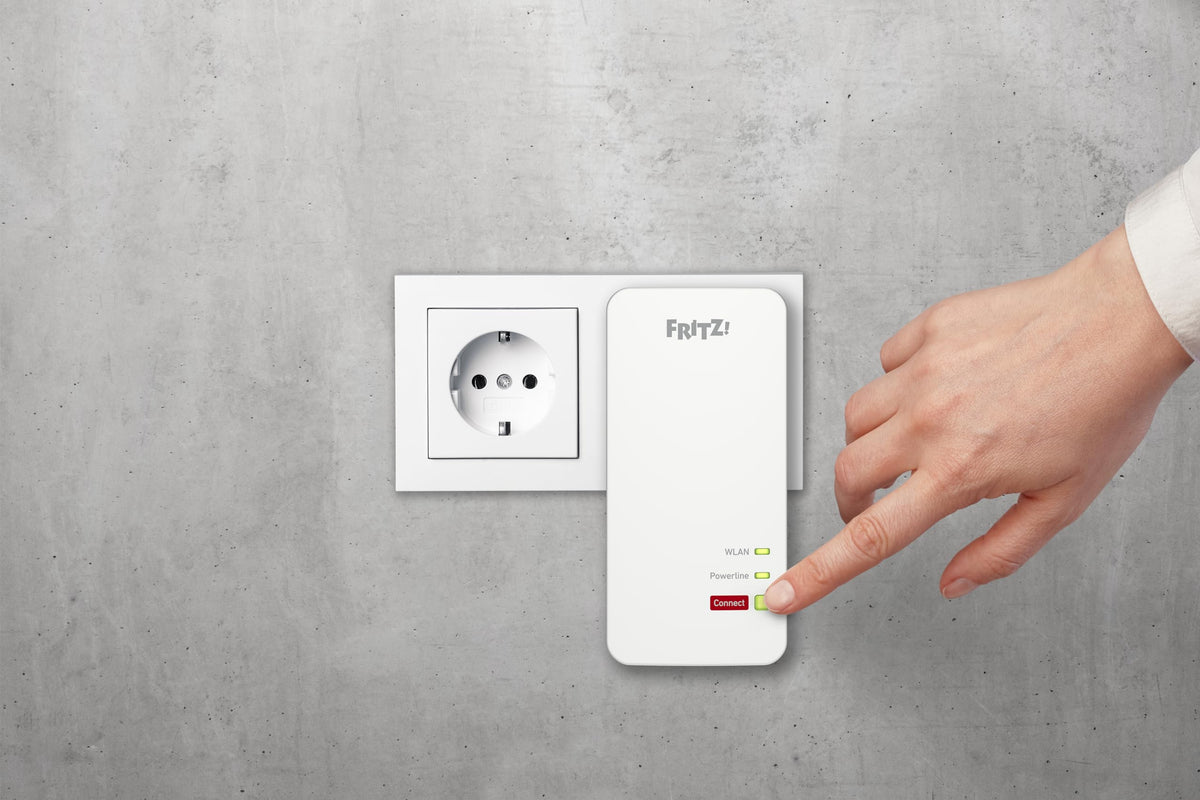 FRITZ!Powerline 1240 AX Set – Wi-Fi 6 Powerline mit WLAN & 1.200 MBit/sw