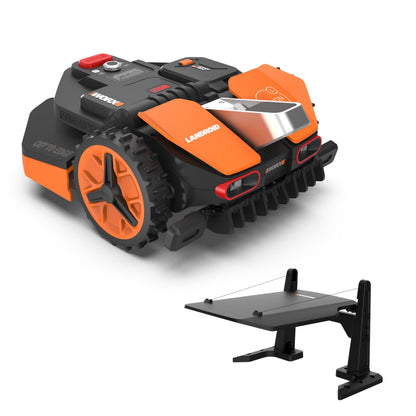 WORX Vision L1600 Mähroboter 1600 m² ohne Kabel, KI & Igelschutzf