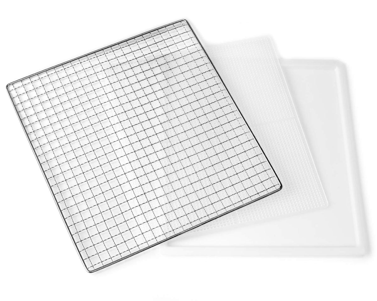 ROMMELSBACHER Dörrautomat DA 1000, XXL-Dörrfläche 1,6 m², inkl. 10 Edelstahl-Dörrtabletts, 2 Dörrgitter, 2 Dörrmatten, LED-Display, 24 Std. Zeitschaltuhr, Temperatur einstellbar (35 °C – 75 °C)w