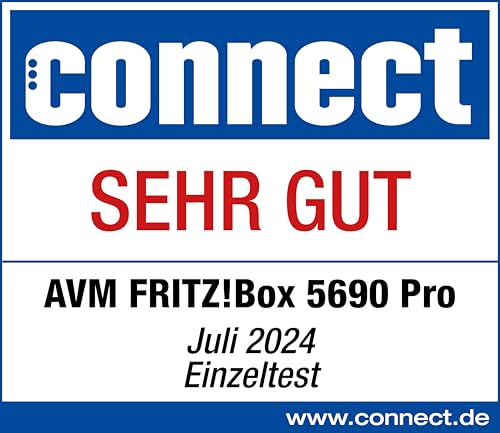 FRITZ!Box 5690 Pro – Wi-Fi 7 Triband-Router für DSL & Glasfaser, Mesh & DECTw