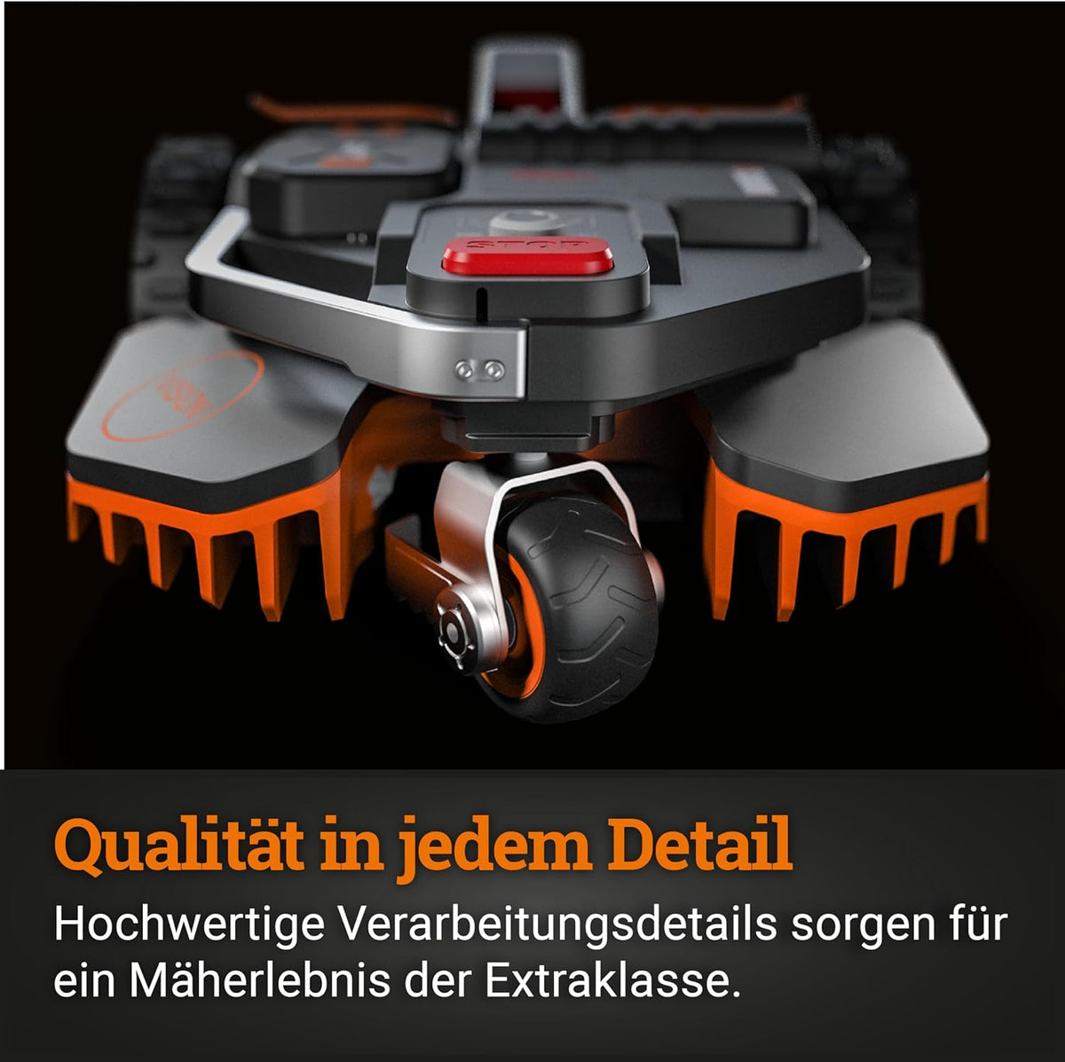 WORX Vision M800 Mähroboter 800 m² ohne Kabel, KI & Igelschutzf