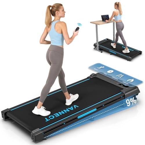 VANNECT Faltbares Laufband: Walking Pad mit Steigung für Zuhausel