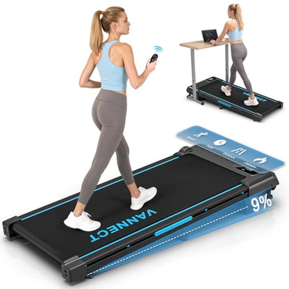 VANNECT Faltbares Laufband: Walking Pad mit Steigung für Zuhausel
