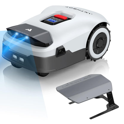 ANTHBOT Genie Mähroboter ohne Begrenzungskabel 3600 m², Full Band RTK + 4-Augen-Vision Roboter-Rasenmäher, 30+ Mehrzonen-Management, KI-Intelligente Hindernisvermeidung & Rasenpflege - Genie 3000f