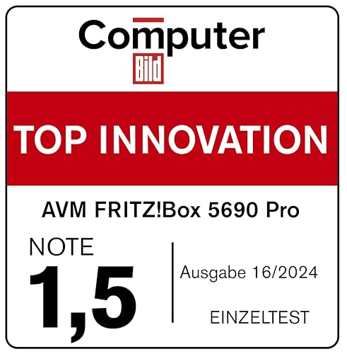 FRITZ!Box 5690 Pro – Wi-Fi 7 Triband-Router für DSL & Glasfaser, Mesh & DECTw