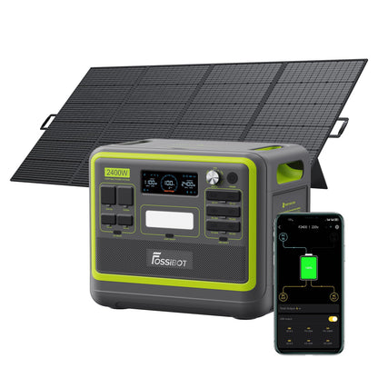 FOSSiBOT F2400 Powerstation 2048Wh, 2400W (4800W Peak), 3 AC Ausgängef