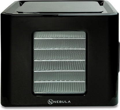 Nebula Lebensmittel Dörrgerät Mit 6 Edelstahlschalen | LED-Touch-Control-Design, Einstellbare Digitale Temperatur 35-70 °C & 48-Stunden-Timer | 400W | Dörrgerät Für Obst, Gemüse, Fleisch Und Mehrw
