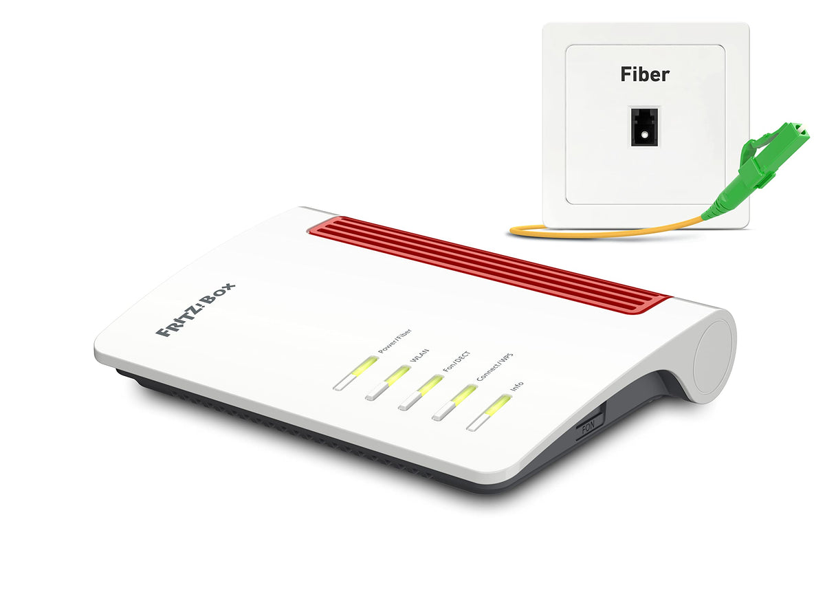 FRITZ!Box 5530 Fiber – Glasfaser-Router mit Wi-Fi 6 & 2.5-Gigabit-LANw