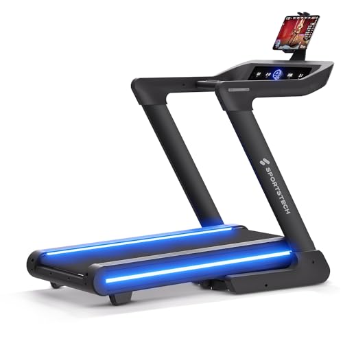 Sportstech sTread Pro/Lite: Klappbares Laufband mit 20 km/h, 17 % Steigung und 7 PS Motorl