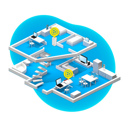 FRITZ!Powerline 1240 AX Set – Wi-Fi 6 Powerline mit WLAN & 1.200 MBit/sw