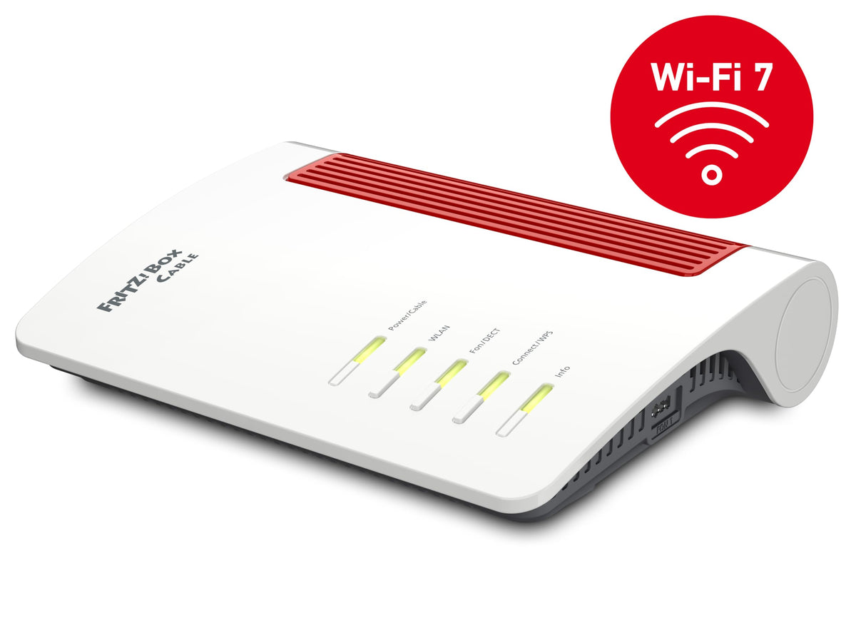 FRITZ!Box 6670 Cable – Wi-Fi 7 Kabelrouter mit DOCSIS 3.1, Zigbee & 2.5-Gbit-LANw