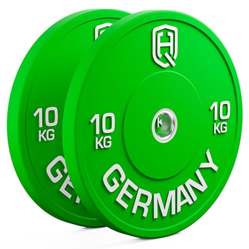 HQ Germany Premium Bumper Plates: 50mm Hantelscheiben Setl