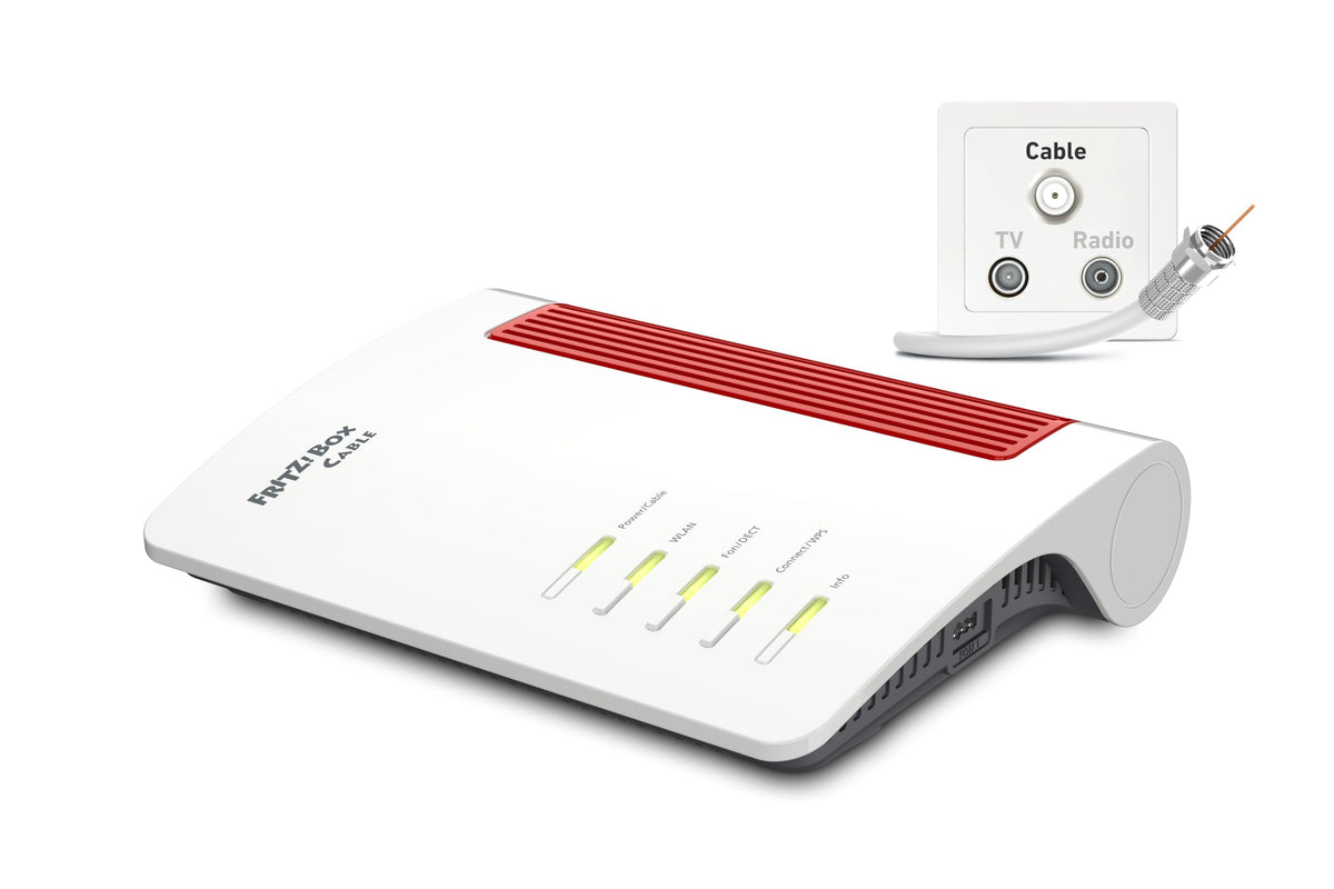 FRITZ!Box 6670 Cable – Wi-Fi 7 Kabelrouter mit DOCSIS 3.1, Zigbee & 2.5-Gbit-LANw