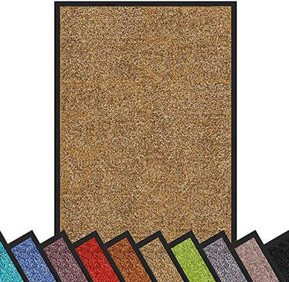 etm Robuste Schmutzfangmatte, Waschbar, Rutschfest, Hohe Reinigungswirkung für Zuhause & Gewerbed